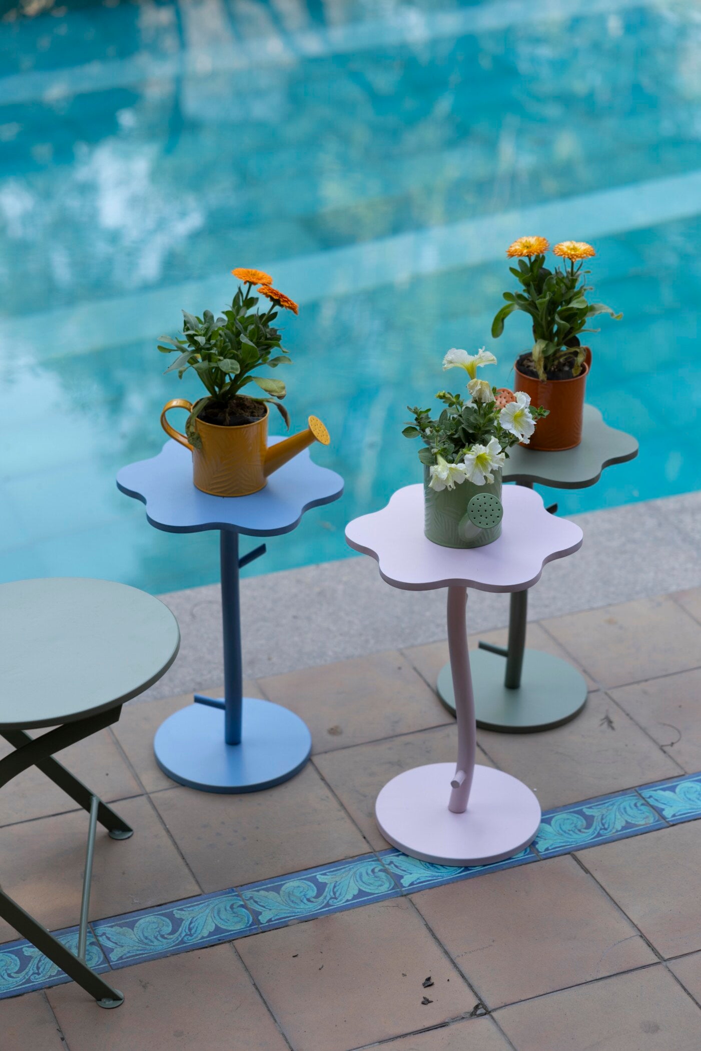 Daisy Mini Metal Watering Can