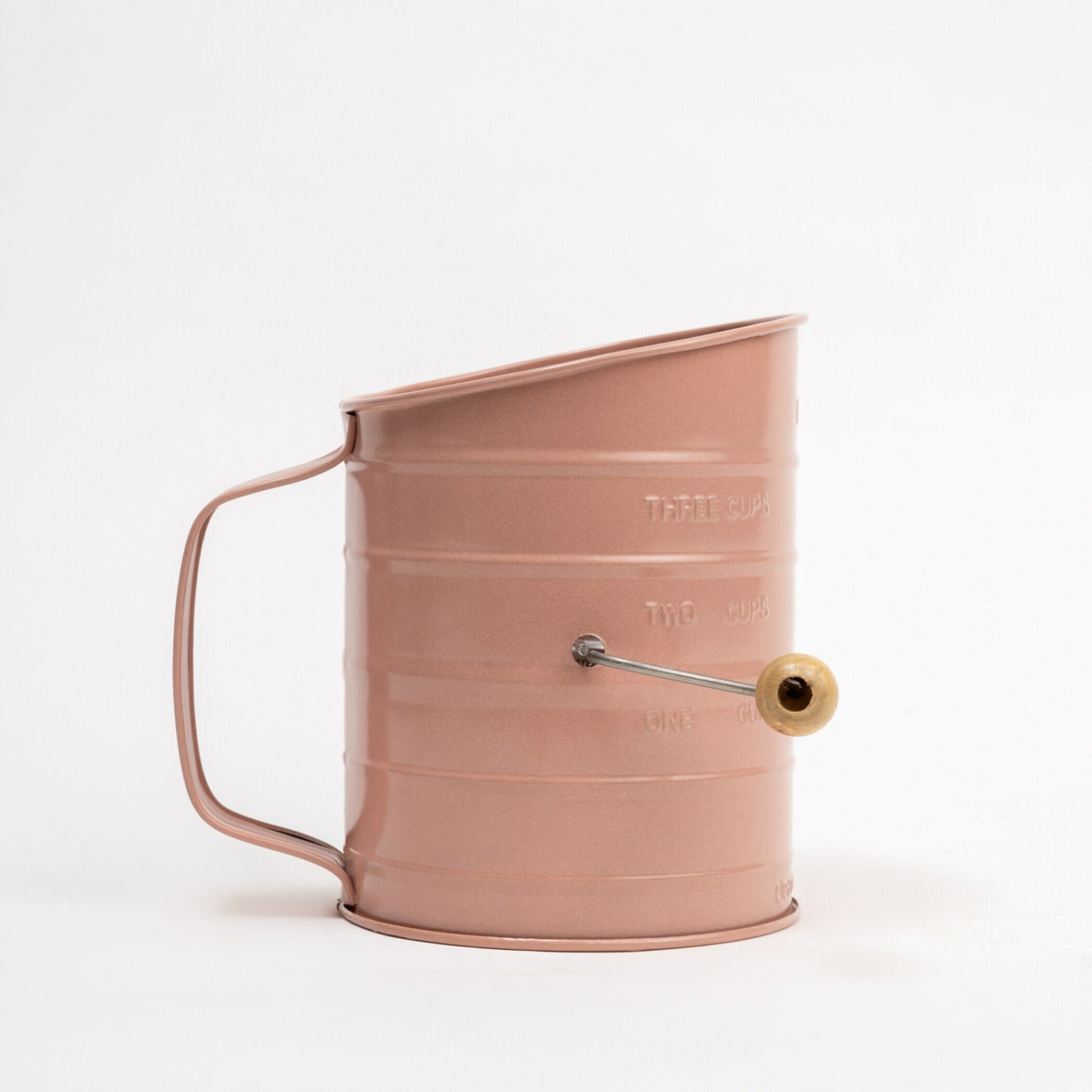 CEDAZO STEEL FLOUR SIFTER - PINK