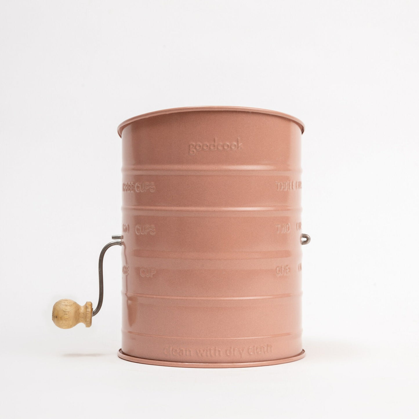 CEDAZO STEEL FLOUR SIFTER - PINK