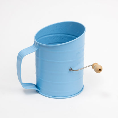 CEDAZO STEEL FLOUR SIFTER - BLUE