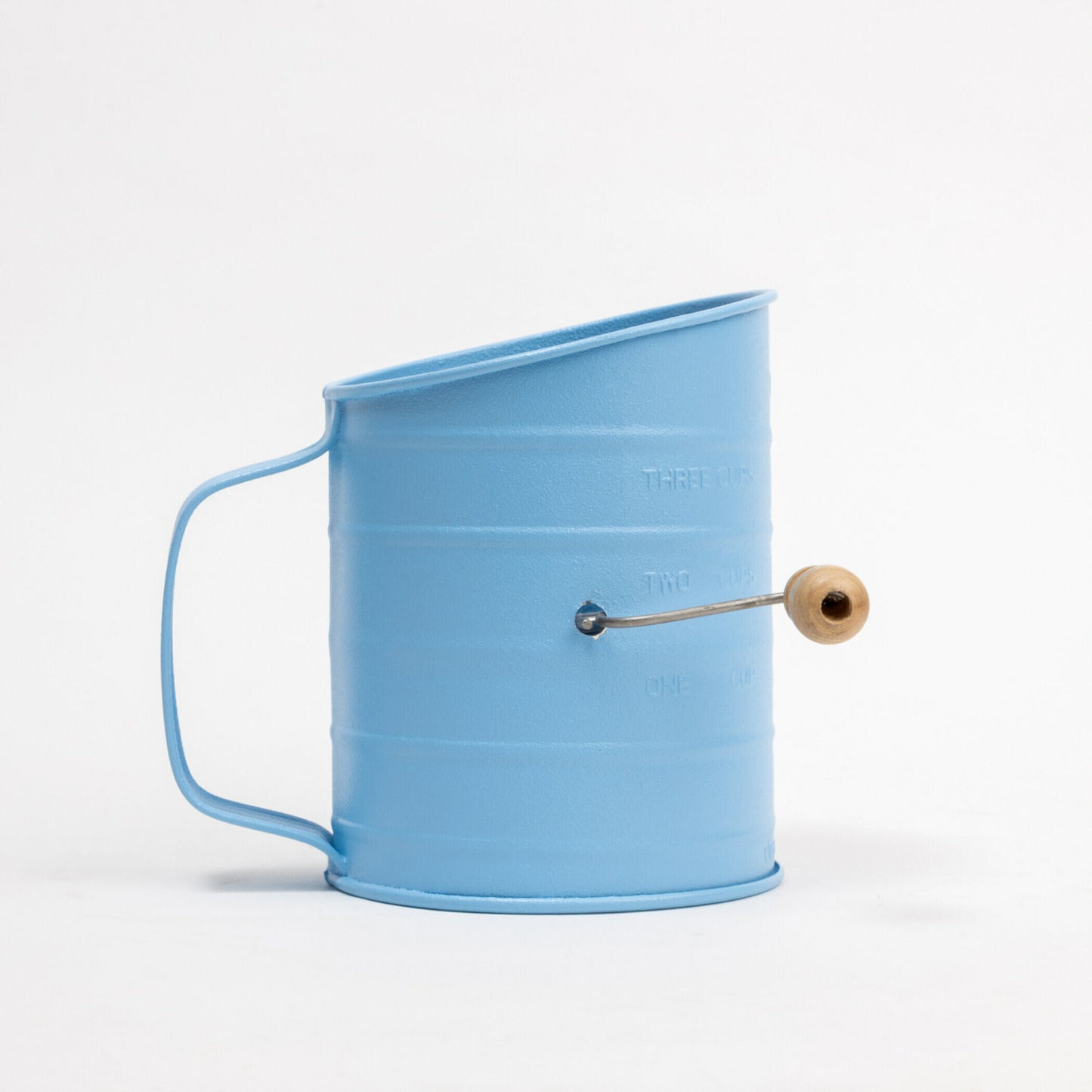 CEDAZO STEEL FLOUR SIFTER - BLUE