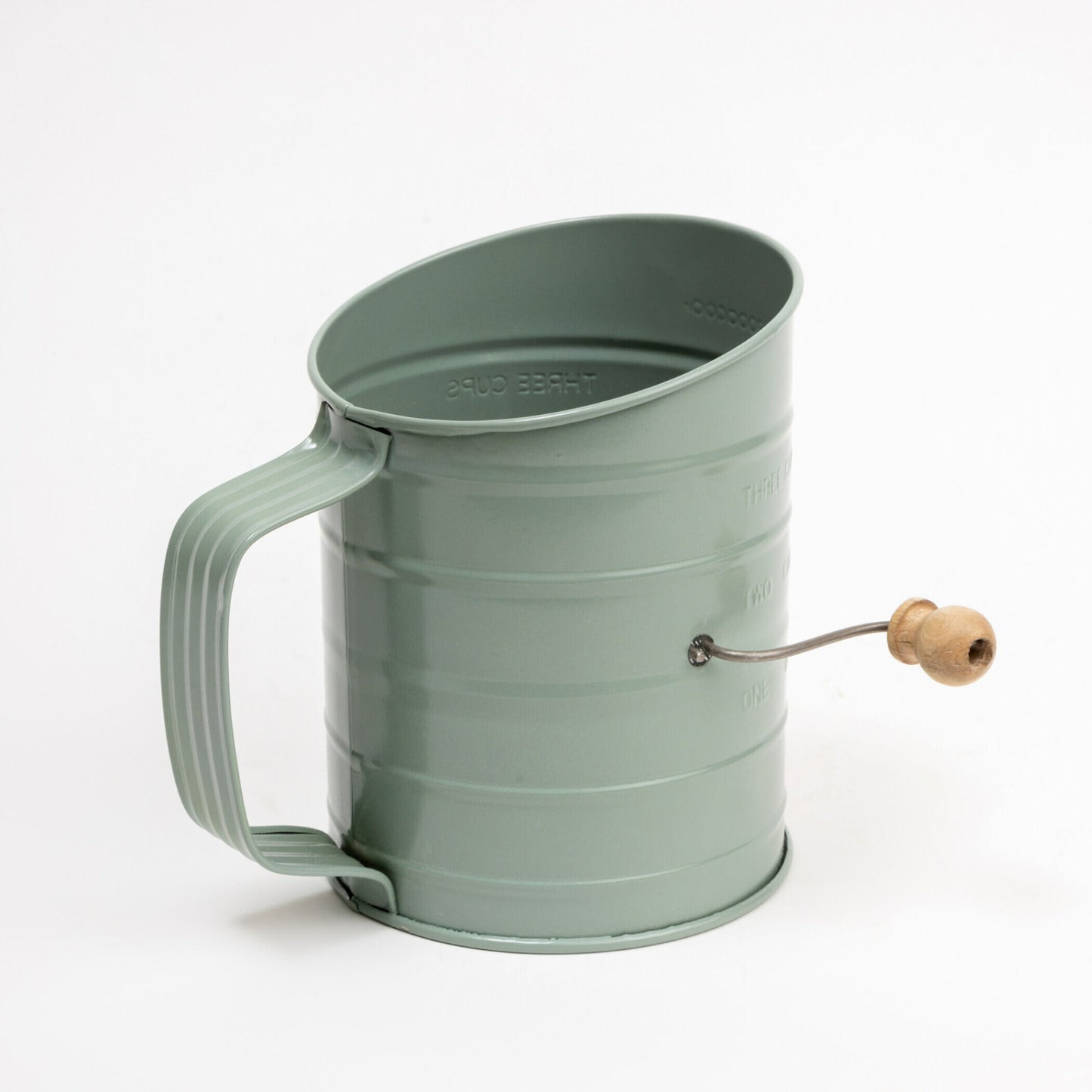 CEDAZO STEEL FLOUR SIFTER - GREEN