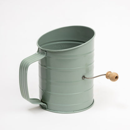 CEDAZO STEEL FLOUR SIFTER - GREEN