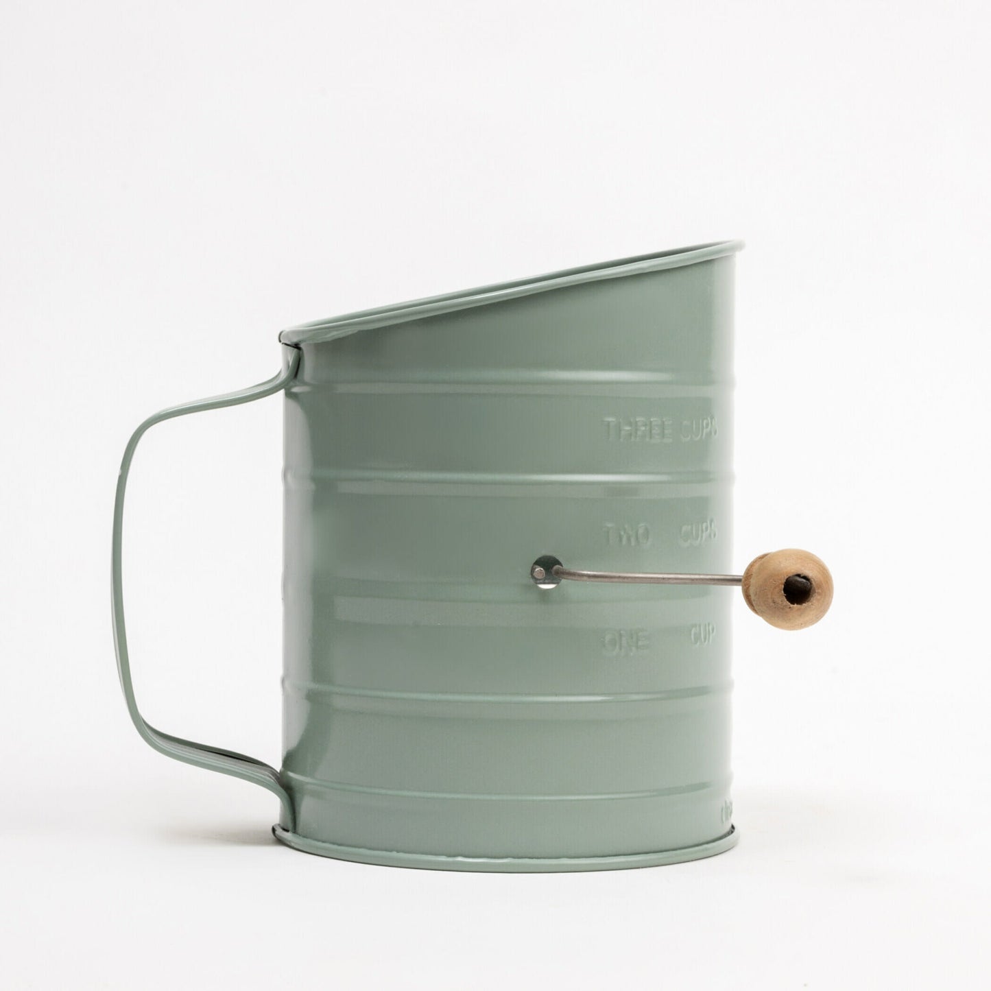 CEDAZO STEEL FLOUR SIFTER - GREEN