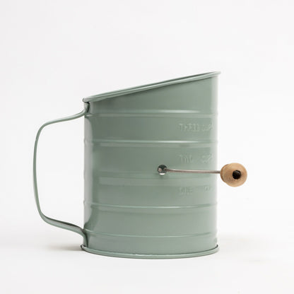 CEDAZO STEEL FLOUR SIFTER - GREEN