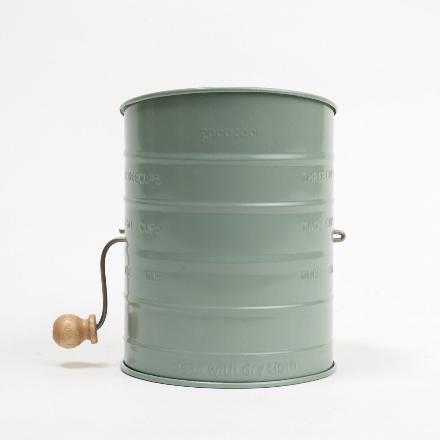 CEDAZO STEEL FLOUR SIFTER - GREEN