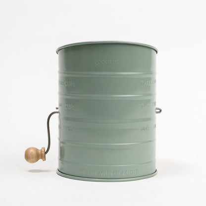 CEDAZO STEEL FLOUR SIFTER - GREEN