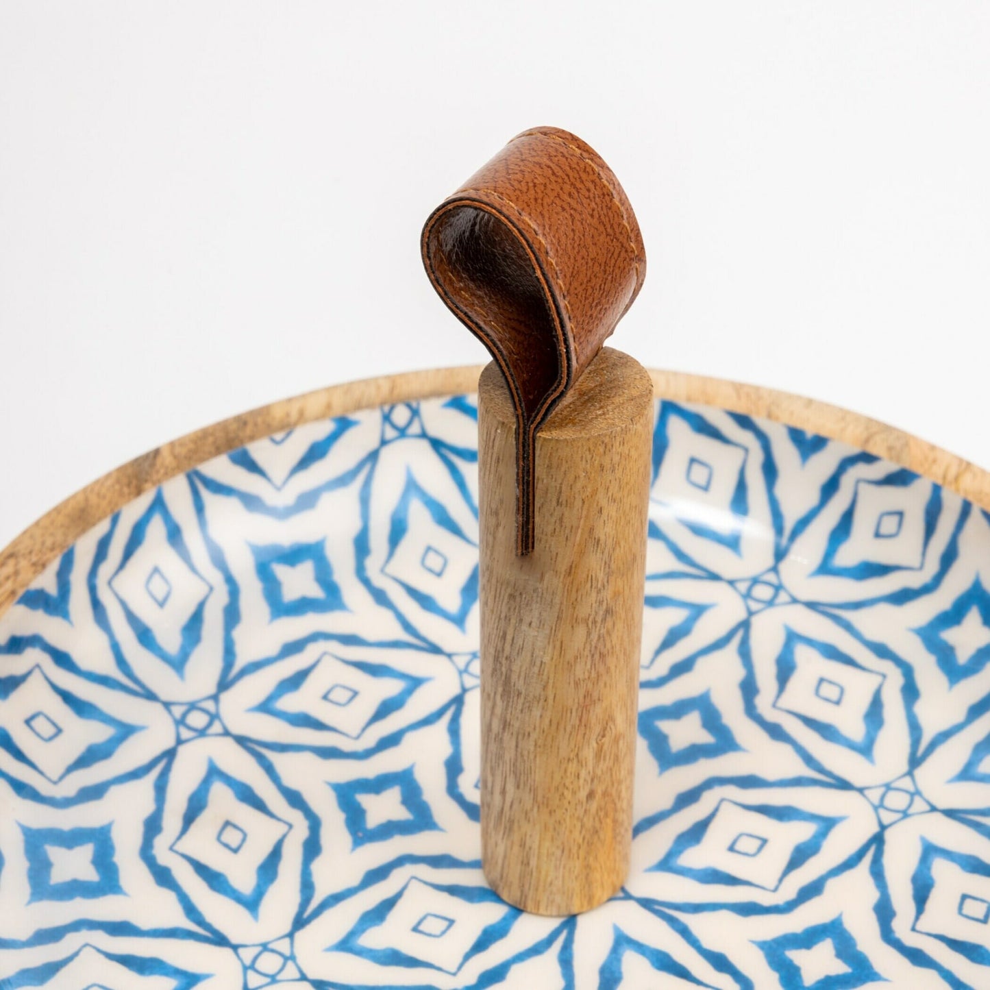 Carra 2-tier Serveware - Indigo Teal