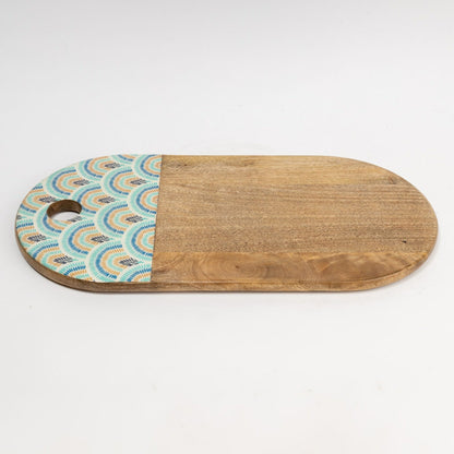 Patina Serve Platter Indigo Teal