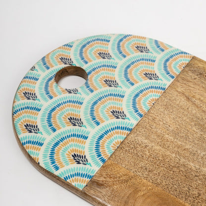 Patina Serve Platter Indigo Teal