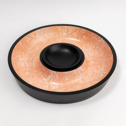 Patina Chip n Dip Bowl Amber