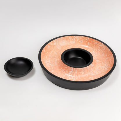 Patina Chip n Dip Bowl Amber