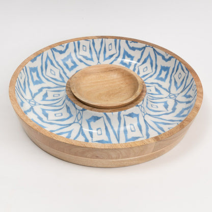 Patina Chip n Dip Bowl Indigo - Blue