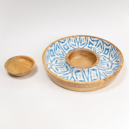 Patina Chip n Dip Bowl Indigo - Blue