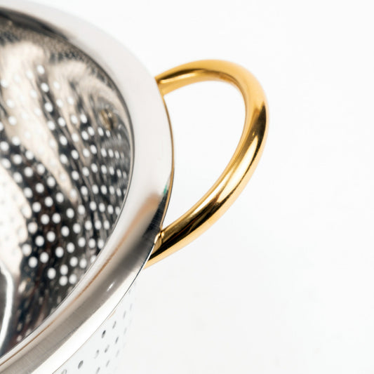 COLUM STEEL COLANDER - White