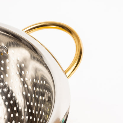 COLUM STEEL COLANDER - Yellow