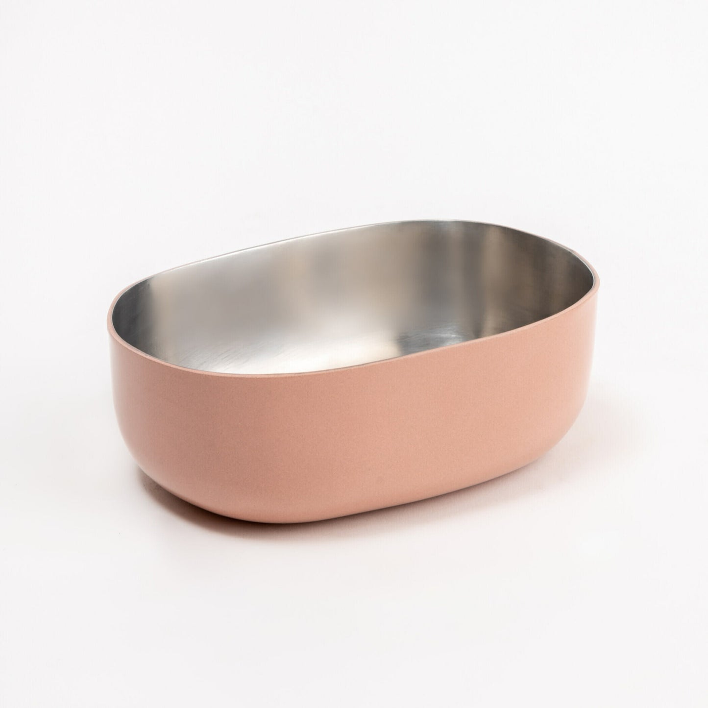 OVOID Steel Serveware Bowl - Blush