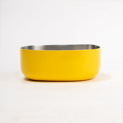 OVOID Steel Serveware Bowl - Buttercup