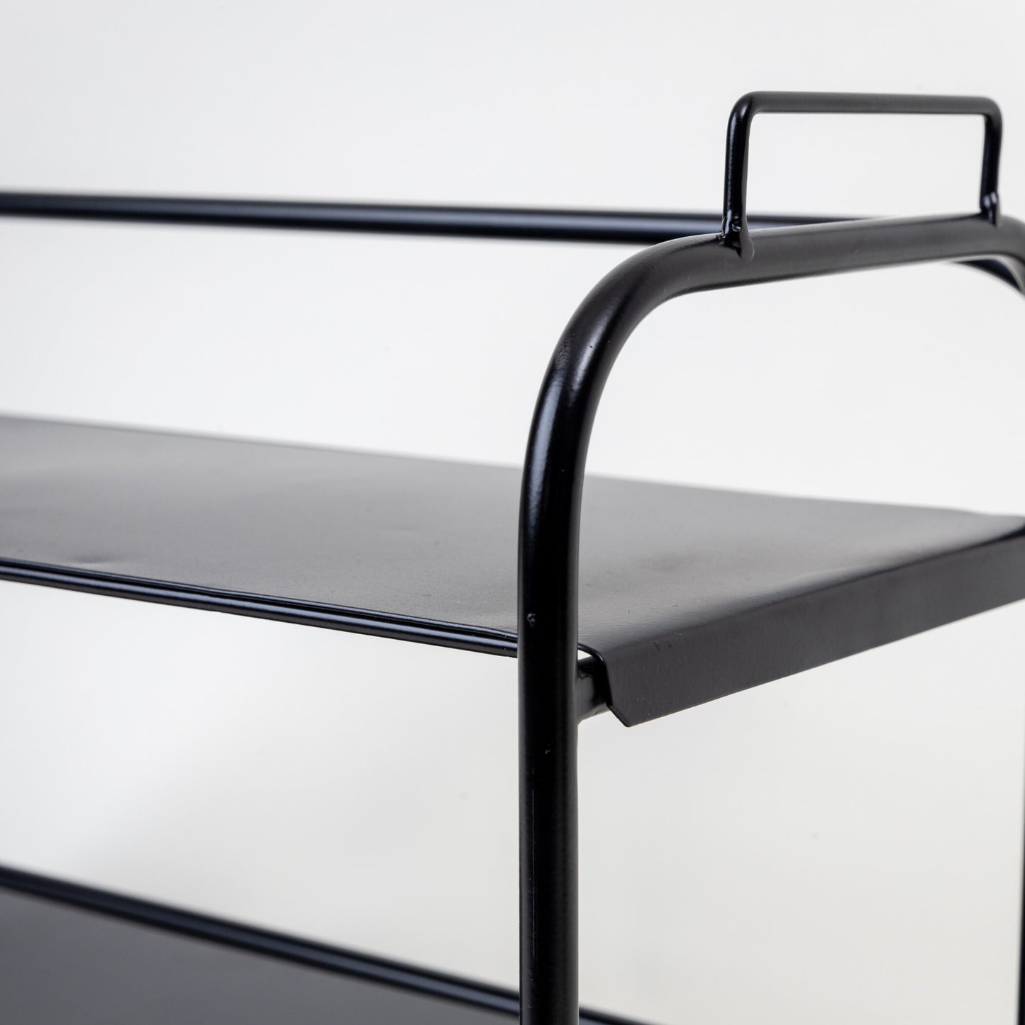 CLEAN UP 2 TIER BLACK METAL RACK