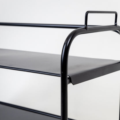 CLEAN UP 2 TIER BLACK METAL RACK