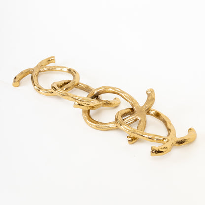 Half Infinity Gold Metal Decor Object