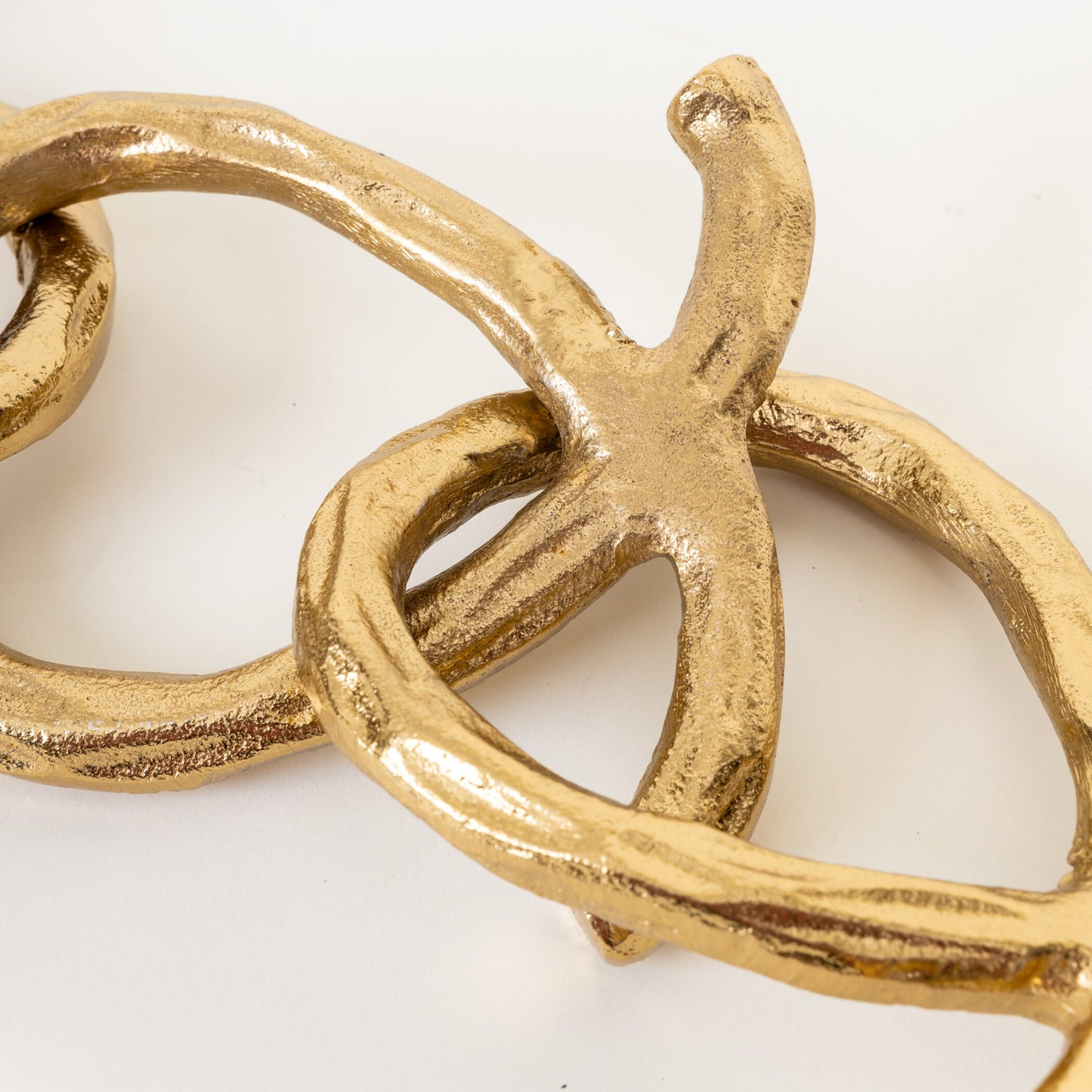 Half Infinity Gold Metal Decor Object