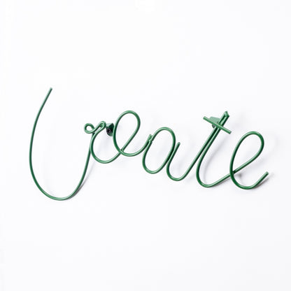 I CAN "CREATE" METAL WALL QUOTE