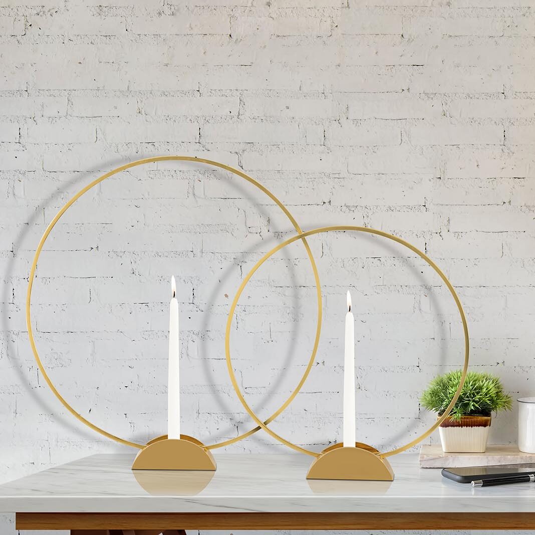 Moon Shape Candle Holders