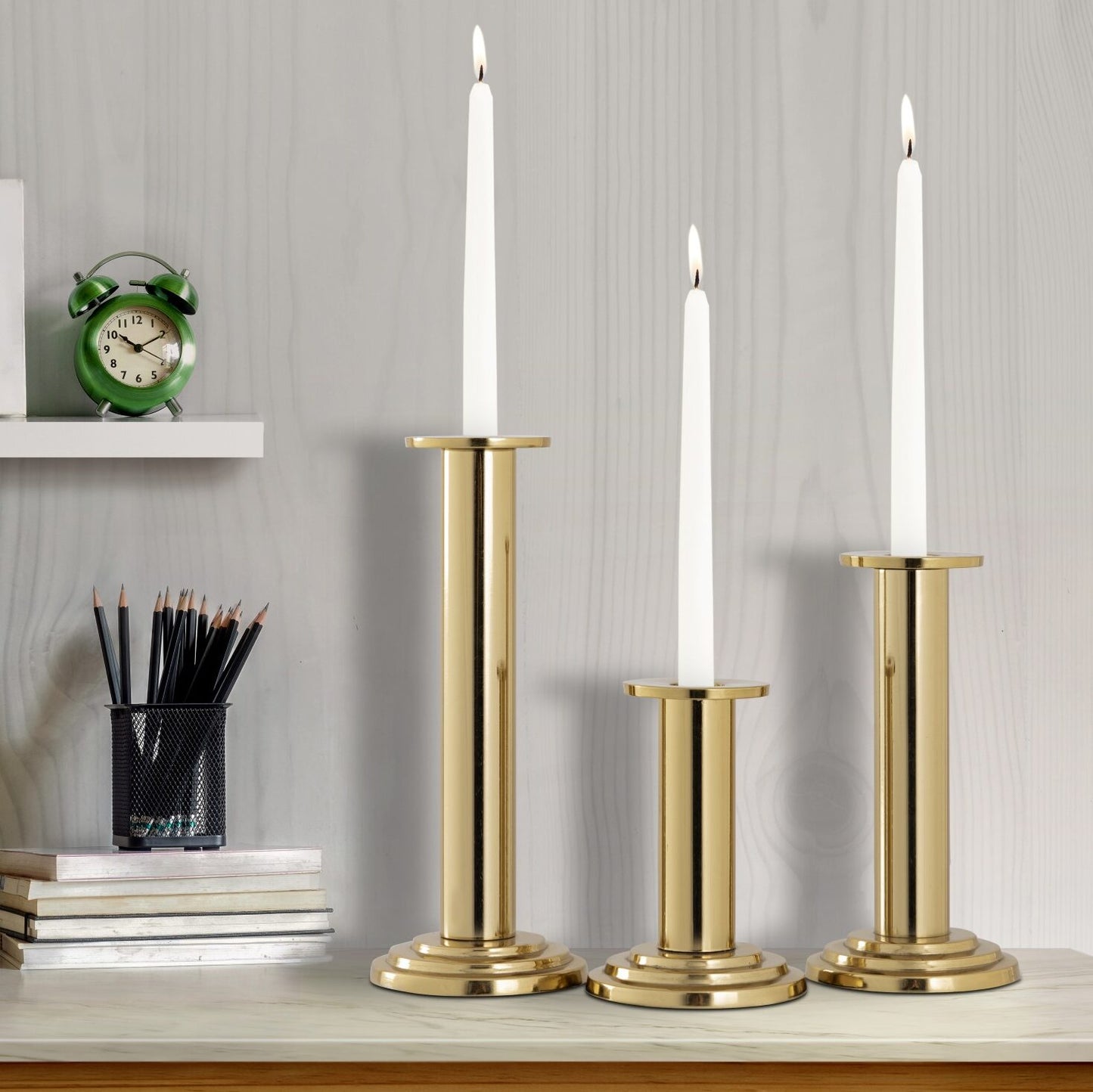 Bar Candle Holders- Set Of 3