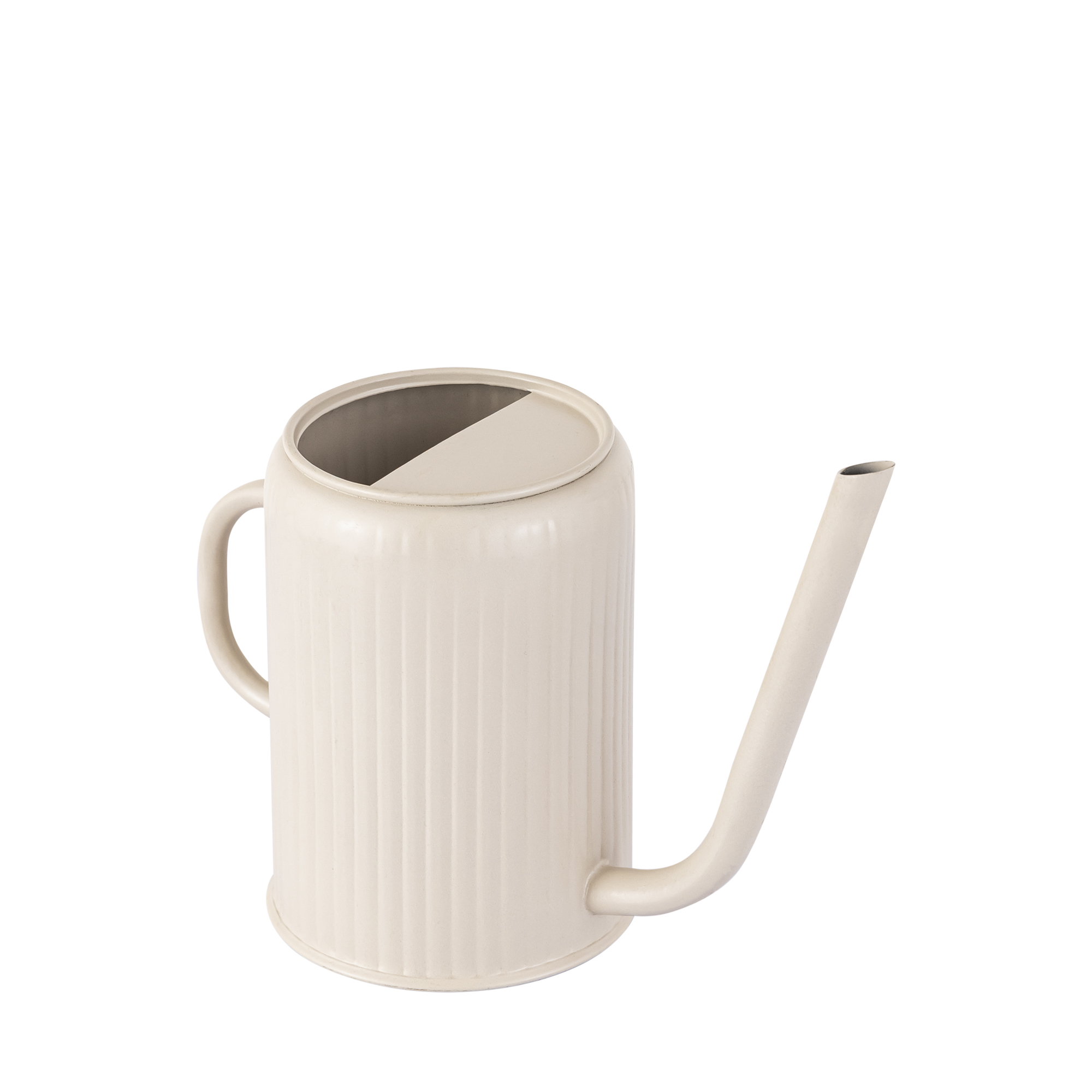 Flutted Metal Warm Grey Watering Can - Image 5