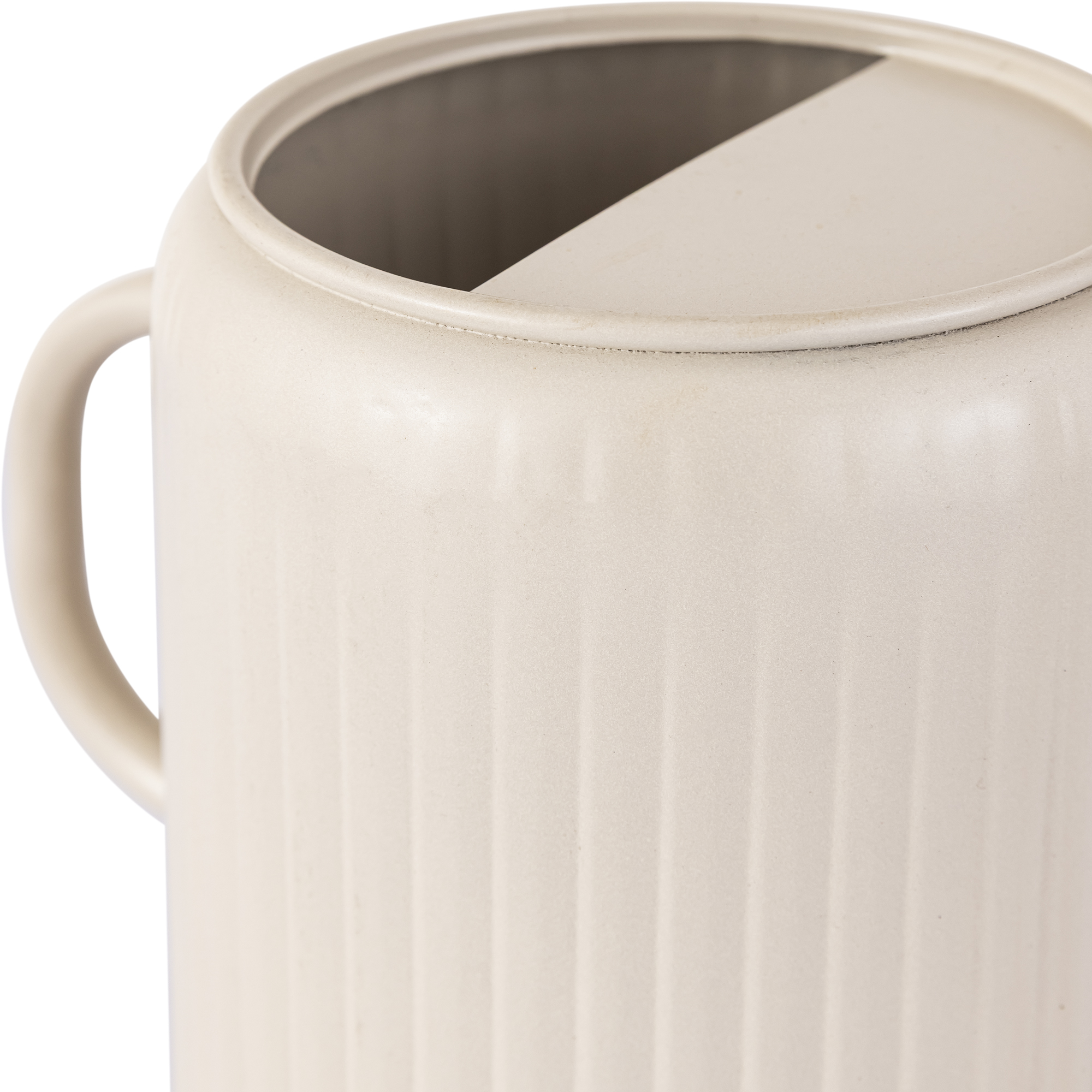 Flutted Metal Warm Grey Watering Can - Image 6