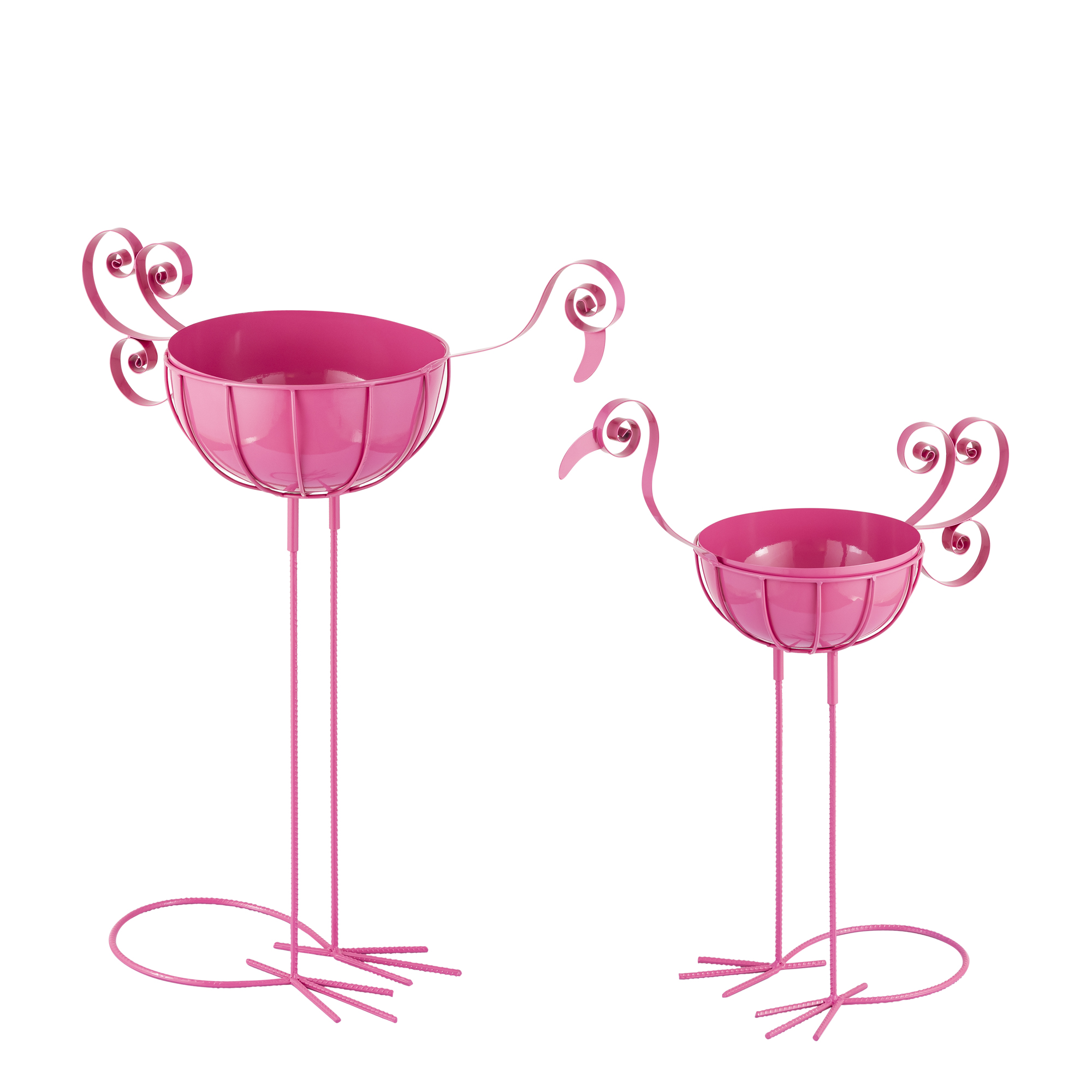 Flamingo Metal Plant Stand Set of 2 - Image 12