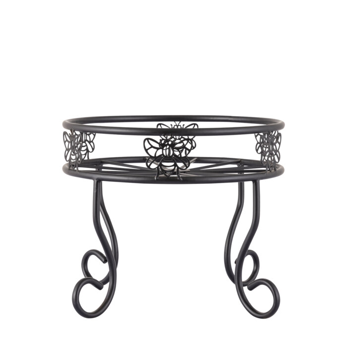 Bumblebee Metal Black Plant Stand - Image 3