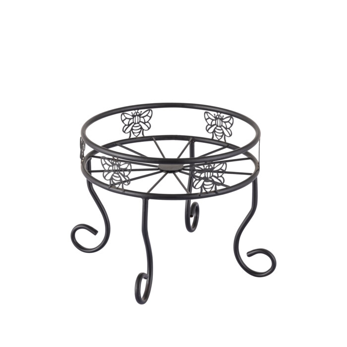 Bumblebee Metal Black Plant Stand - Image 4