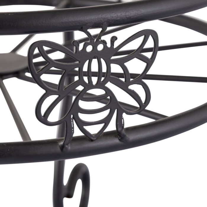Bumblebee Metal Black Plant Stand - Image 5