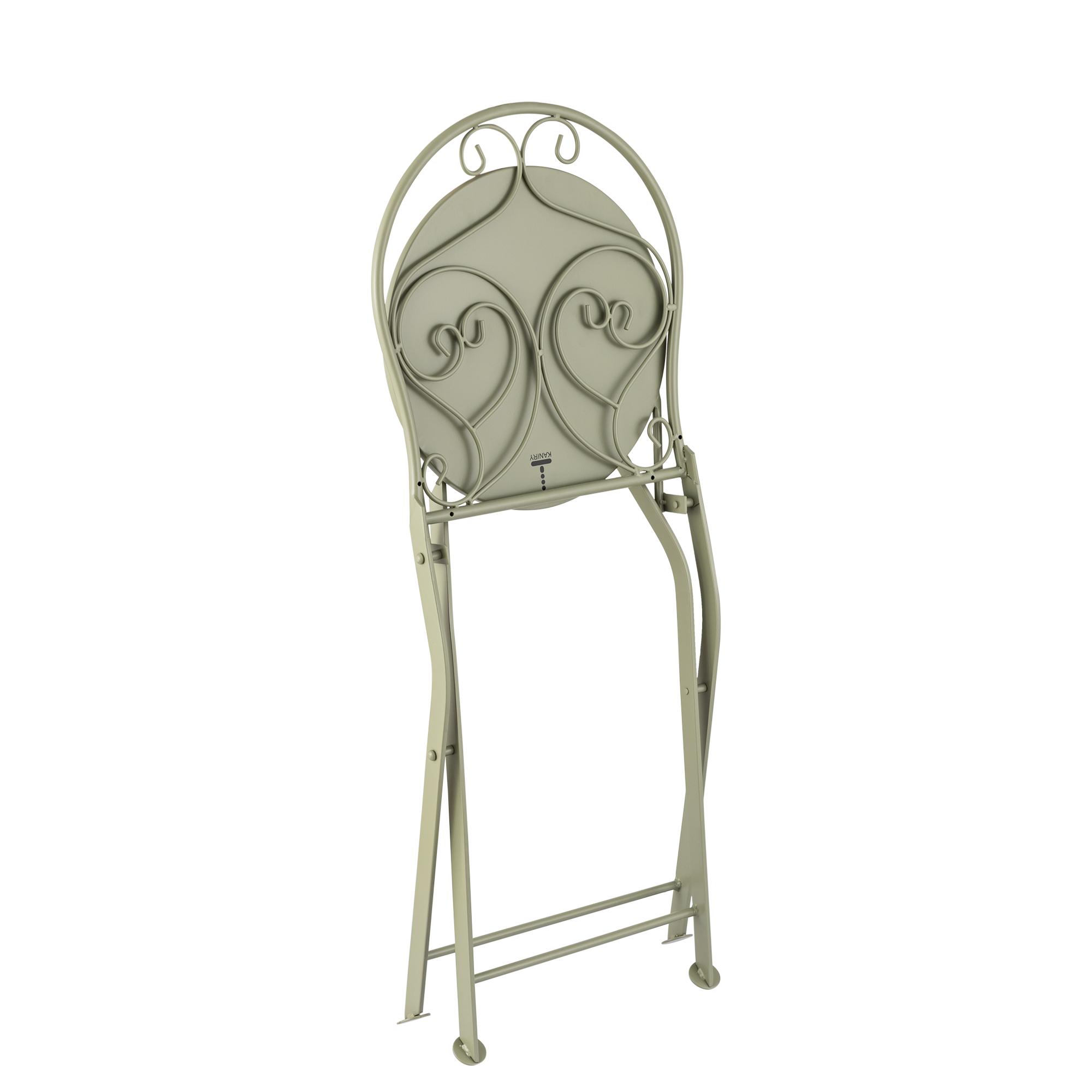 French Cafe Bistro Metal Table & 2 Chair's Set - Image 40