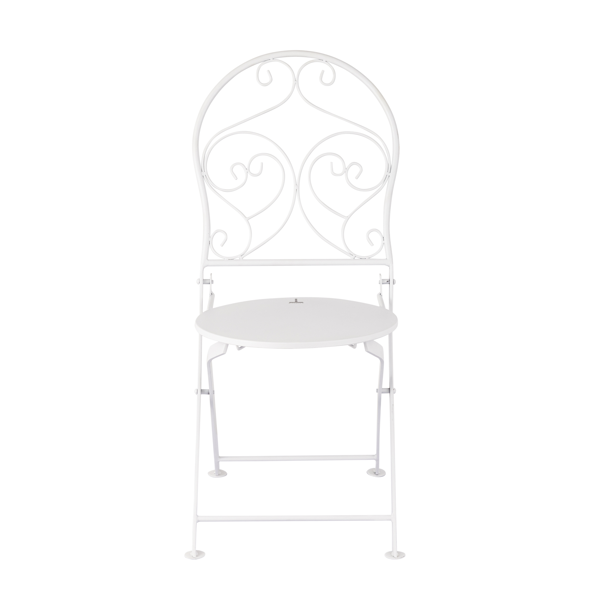 French Cafe Bistro Metal Table & 2 Chair's Set - Image 10