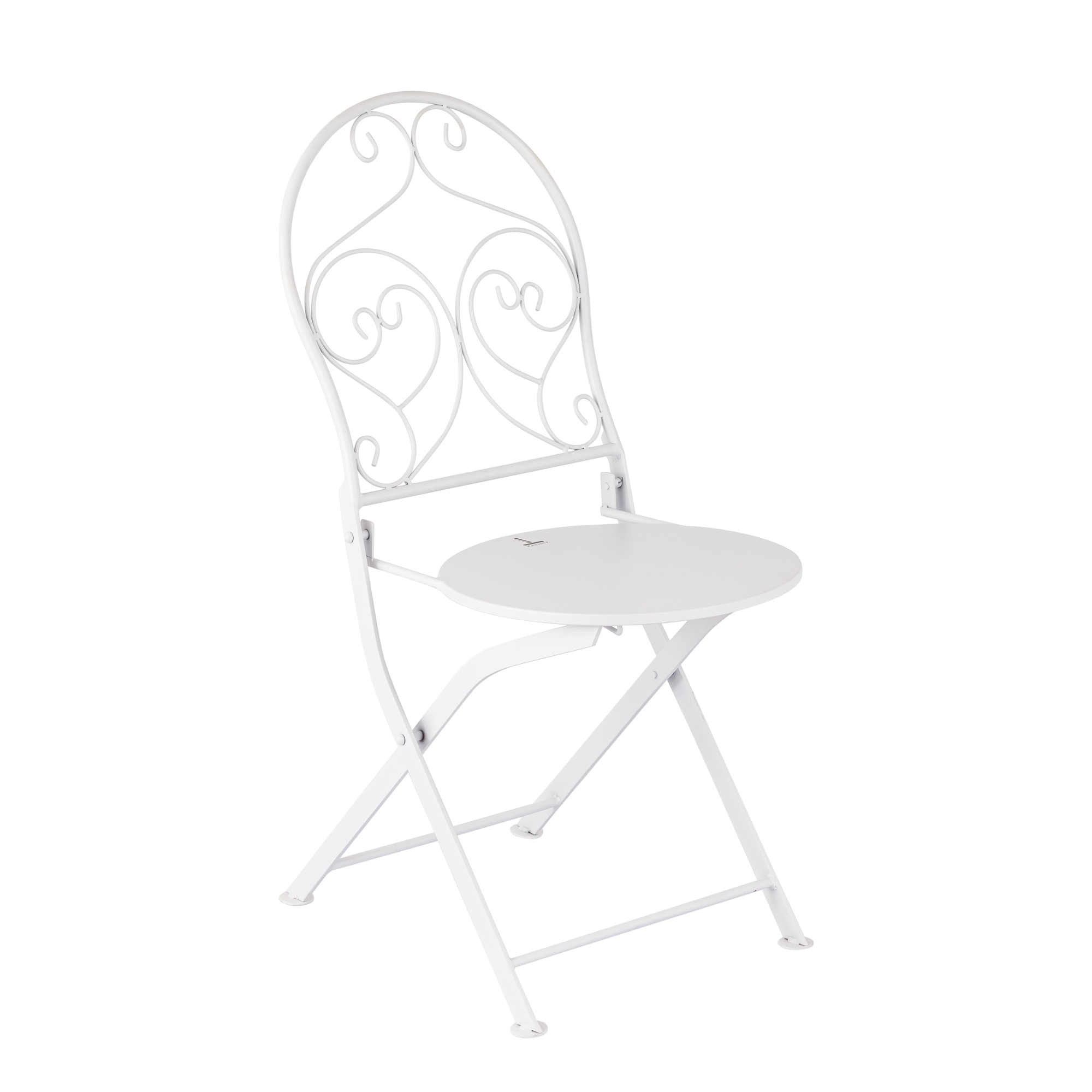 French Cafe Bistro Metal Table & 2 Chair's Set - Image 11