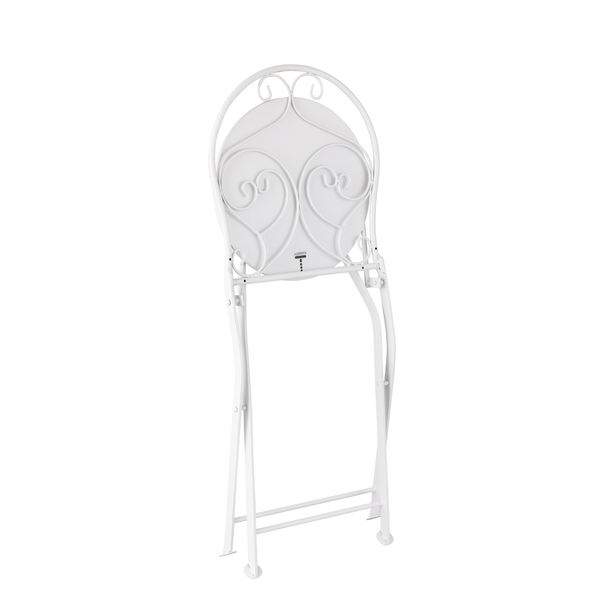 French Cafe Bistro Metal Table & 2 Chair's Set - Image 13