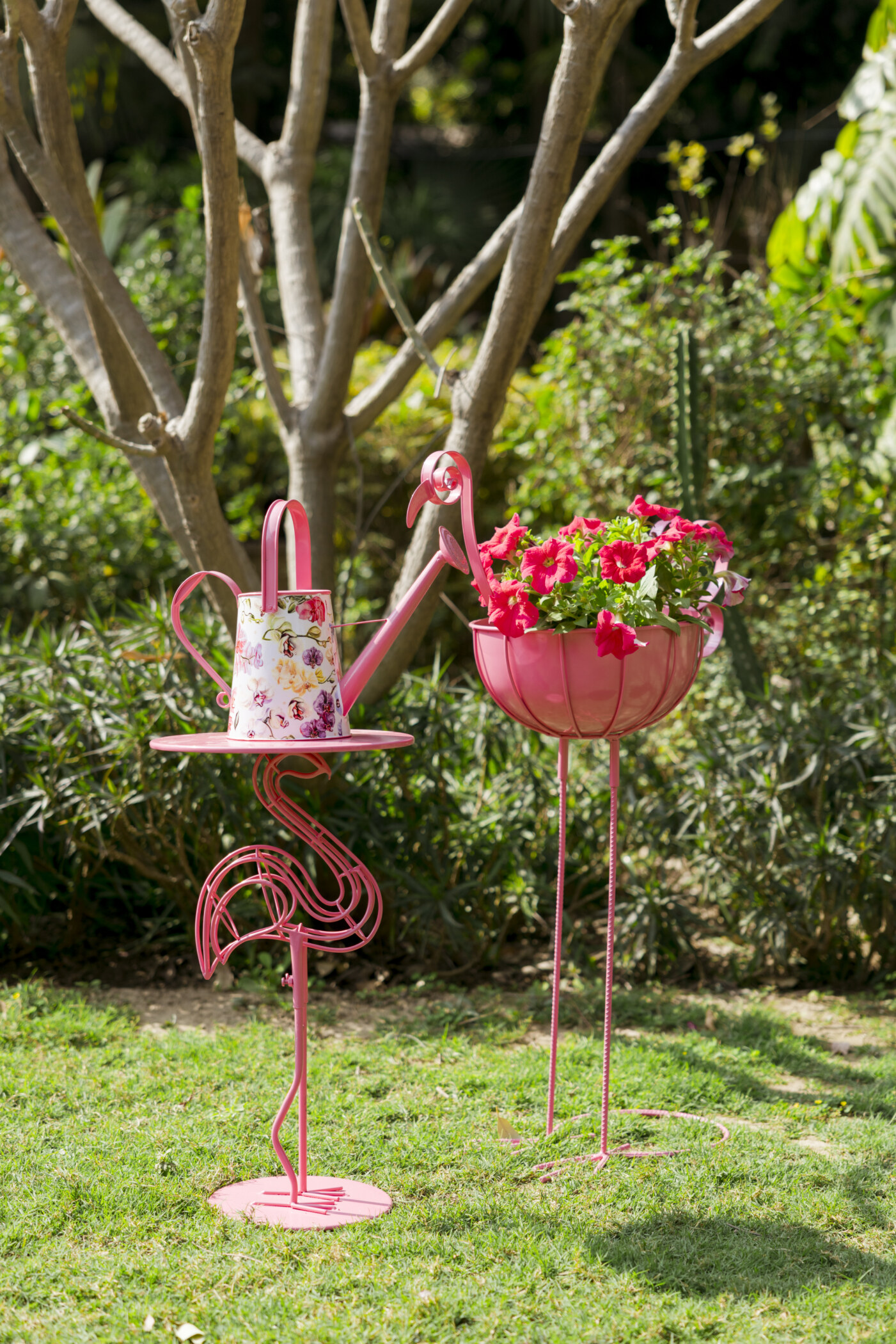 Flamingo Metal Pink Accent Table - Image 2