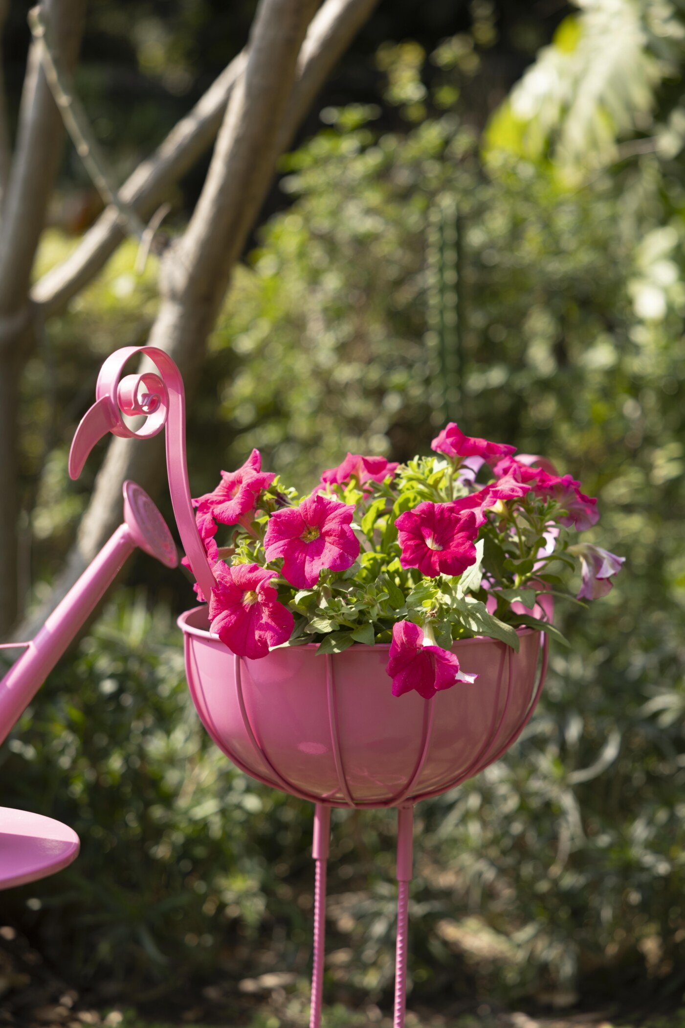 Flamingo Metal Plant Stand Set of 2 - Image 2