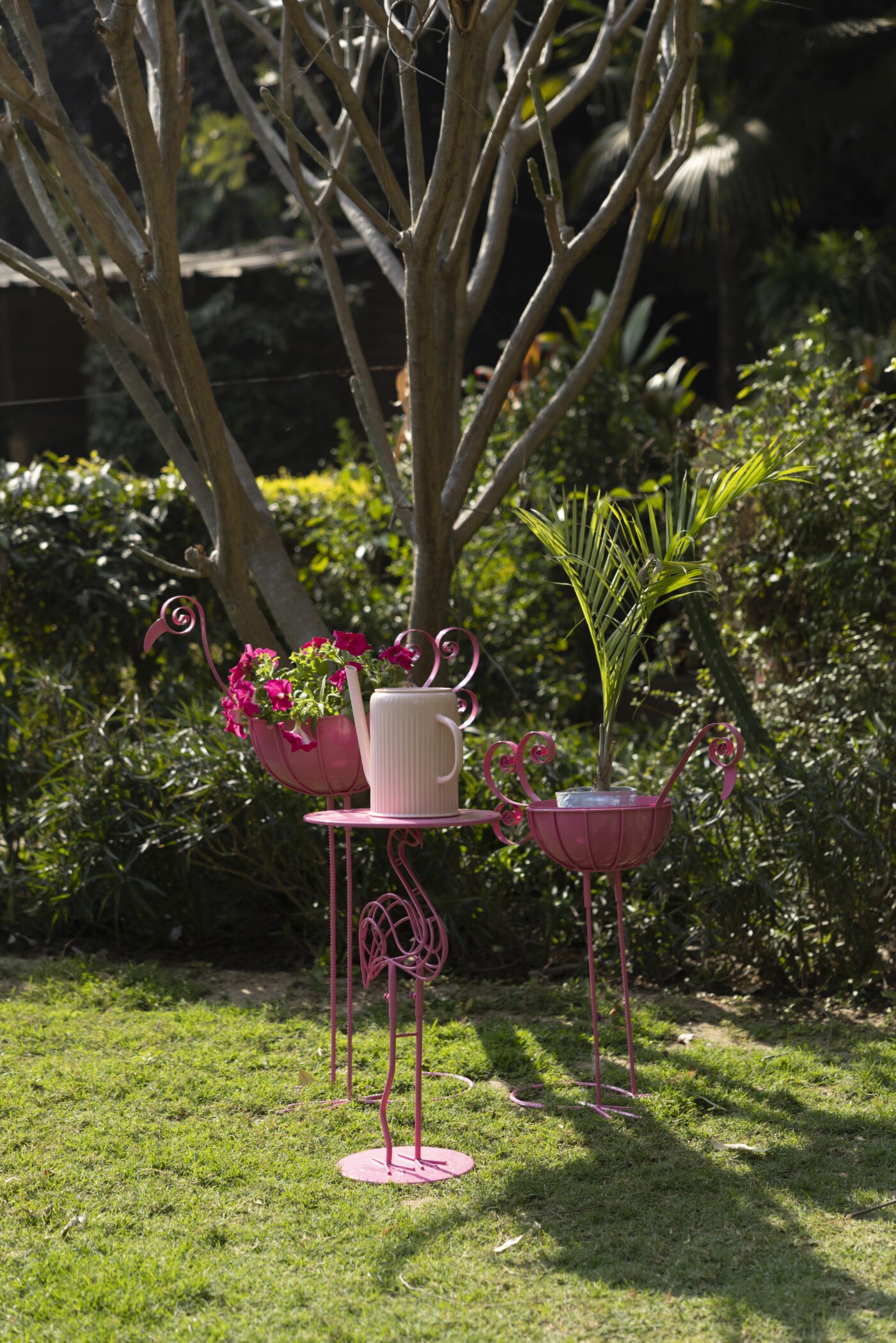Flamingo Metal Plant Stand Set of 2