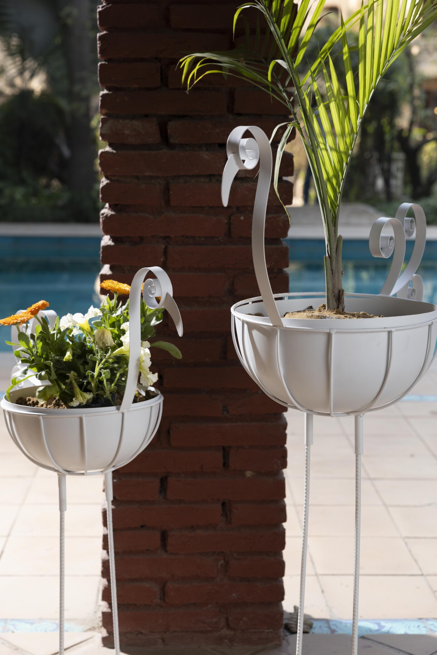 Flamingo Metal Plant Stand Set of 2 - Image 13