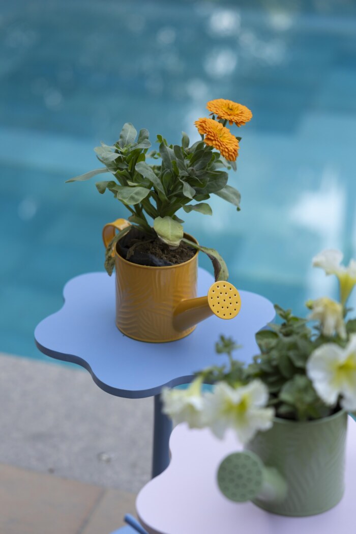 Flora Micro Metal Accent Table - Image 2