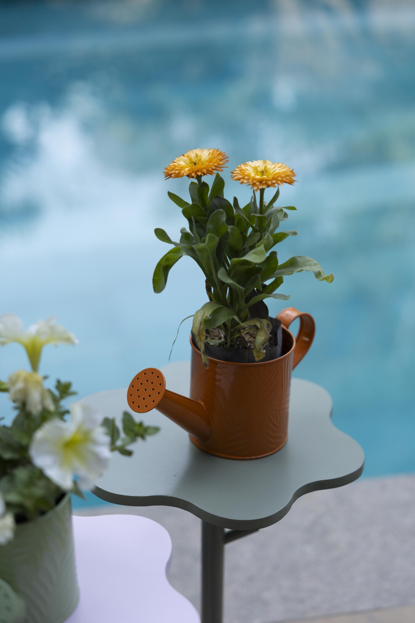Flora Micro Metal Accent Table - Image 8