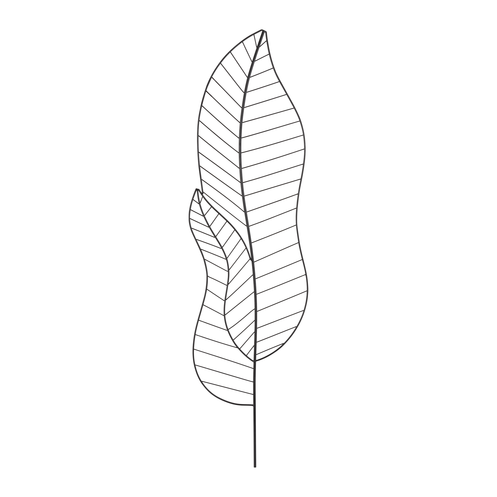Leaf Metal Plant Supporter - Set of 3 - Image 5