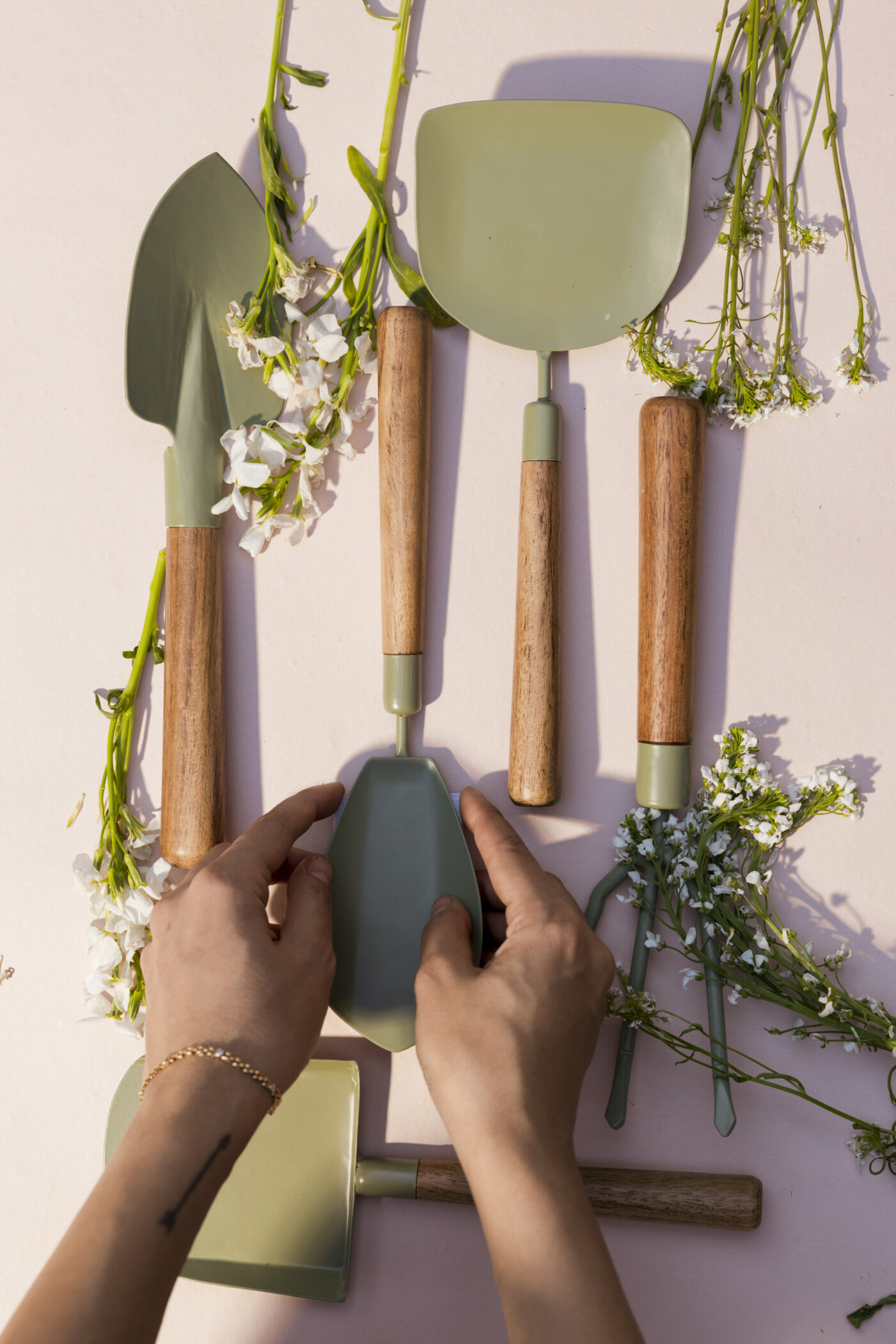 Metal Wood Garden Tool Set - Image 10